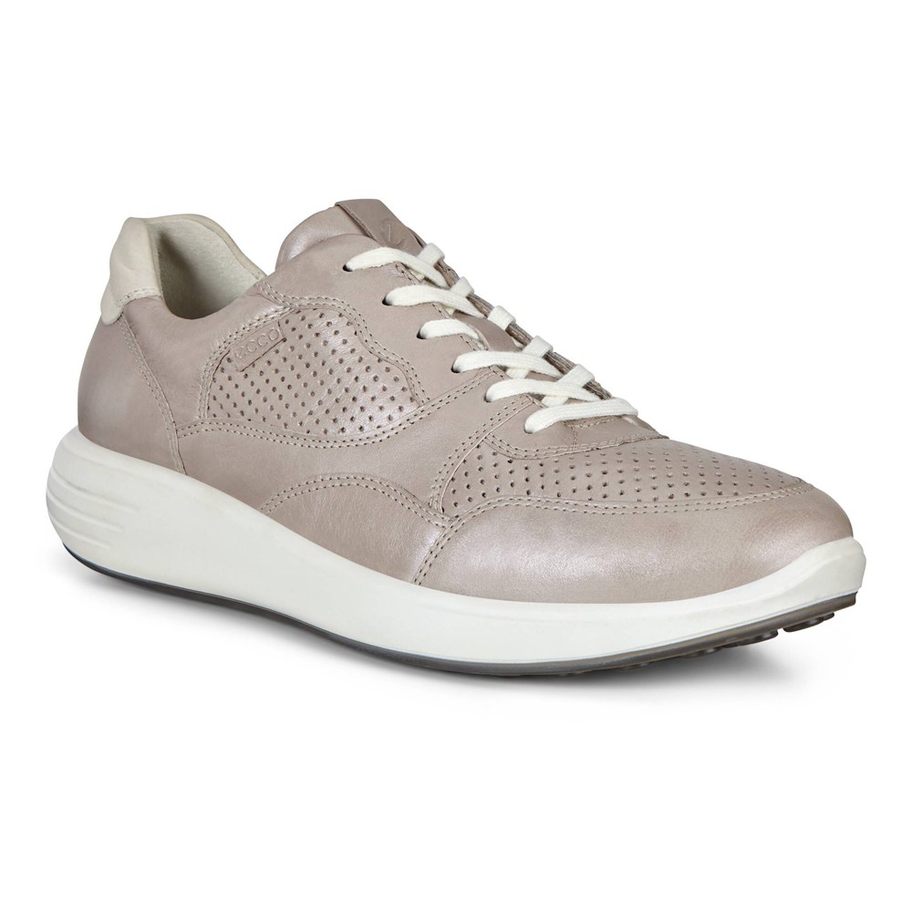 ECCO Womens Sneakers Grey - Soft 7 Runner - TNE-760829